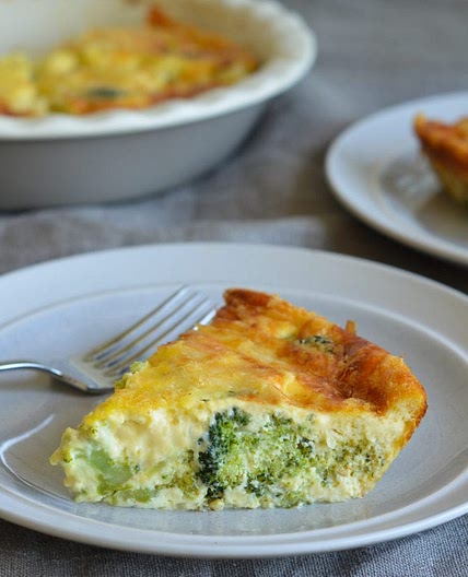 Crustless Broccoli Quiche