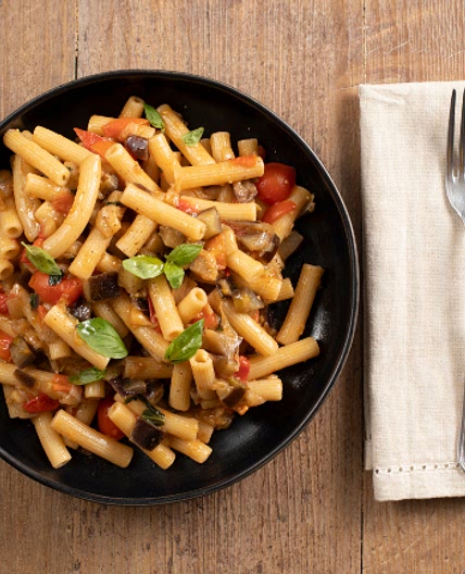 Pasta con le melanzane