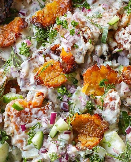 Smashed Potato Salad