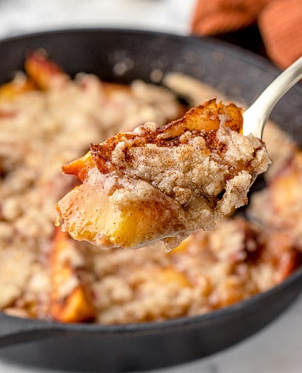 Smoked Peach Cobbler
