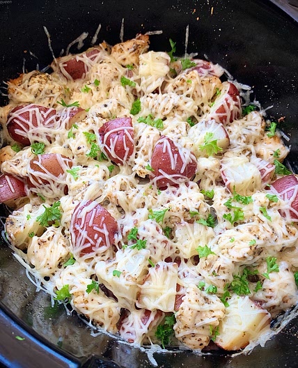 Garlic Parmesan Chicken & Potatoes