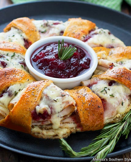 Turkey Cranberry Crescent Ring