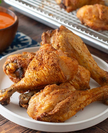 Crispiest Baked Chicken Drumsticks Recipe