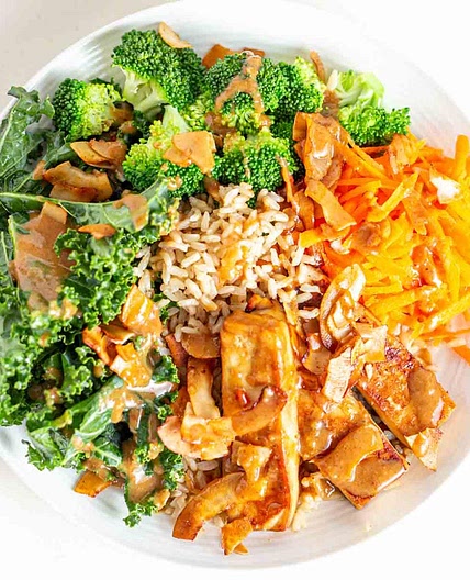 Tofu Broccoli Bowls