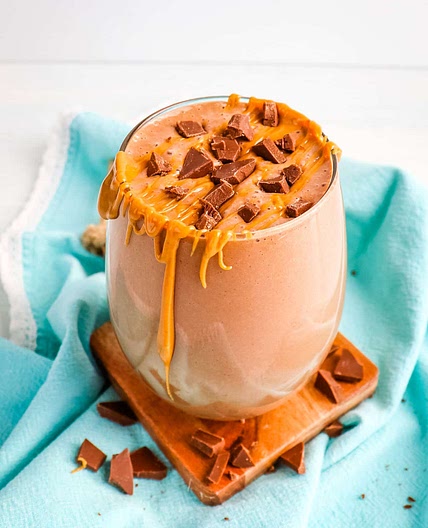 Chocolate Peanut Butter Banana Smoothie