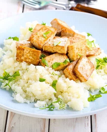 Tofu and Cauliflower Couscous
