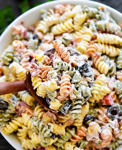 Bacon Ranch Pasta Salad