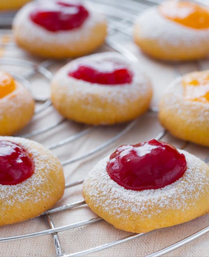 Biscottini al burro con marmellata