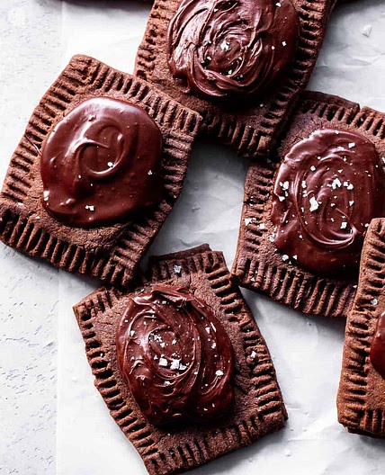 Frosted Chocolate Fudge Pop Tarts {Grain Free, Dairy Free}