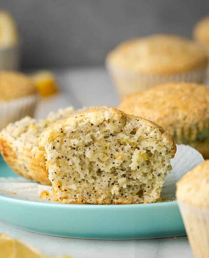 Gluten Free Lemon Poppy Seed Muffins