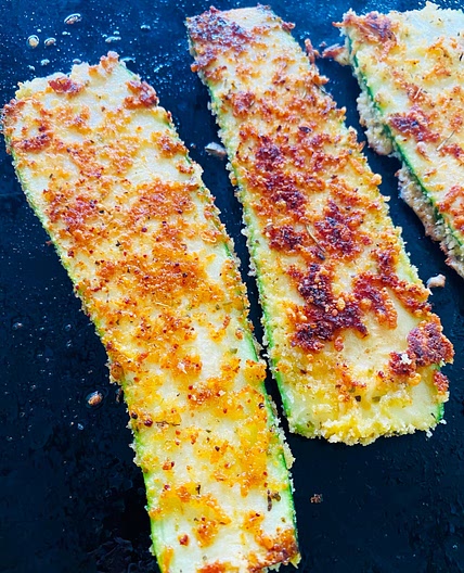 Blackstone Crispy Parmesan Zucchini
