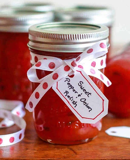 Sweet Pepper and Onion Relish (Harry and David Copycat)