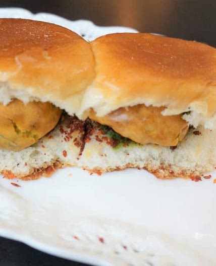 Vada Pav / Potato Fritter Sliders - Air Fryer