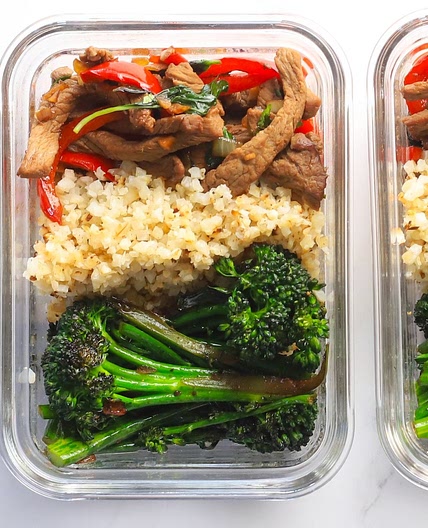 Thai Basil Beef Low Carb Meal Prep Recipe
