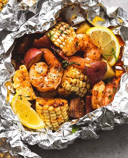 Shrimp Boil Foil Packs