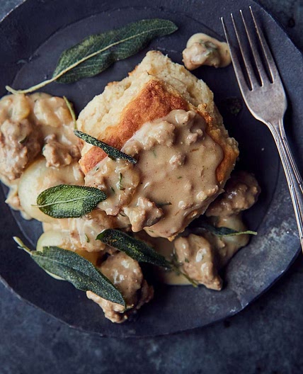Buttermilk Biscuits and Pat LaFrieda’s Sausage Gravy