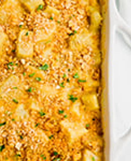 "Cheesy" Sweet Potato Casserole (Paleo, Vegan, AIP)