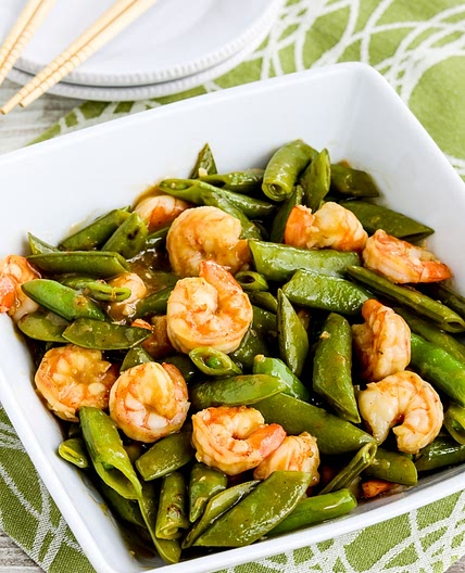 Stir-Fried Shrimp and Sugar Snap Peas