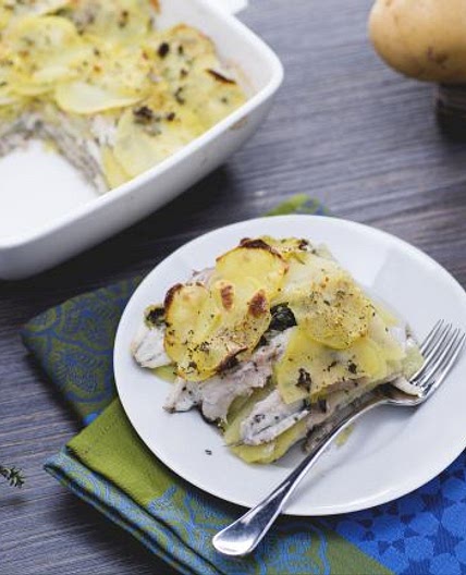 Teglia di alici e patate