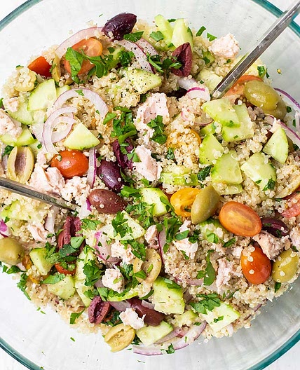 Mediterranean Tuna Quinoa Salad