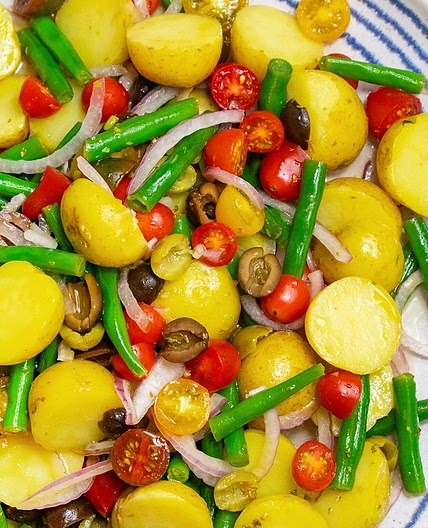 Sicilian Potato Salad (Insalata Vastasa)