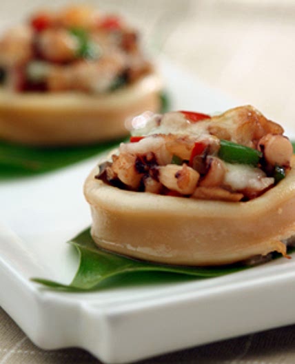 오징어피자스테이크