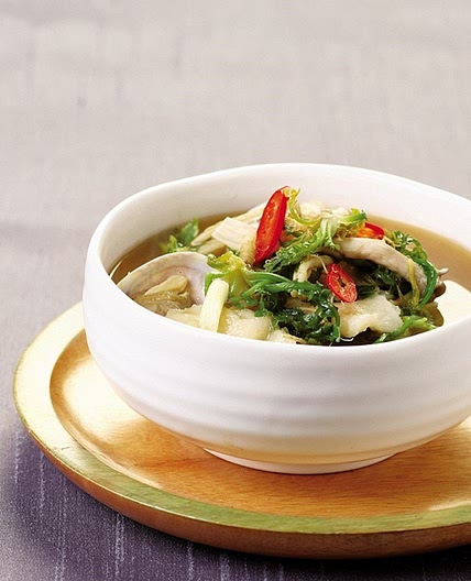 냉이 된장 수제비 만드는 법