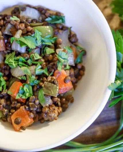 5-Minute Vegan Lentil Salad