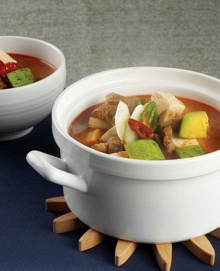 고추장 두부호박찌개 만드는 법