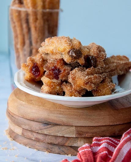 Homemade Stuffed Churros (Gluten Free)