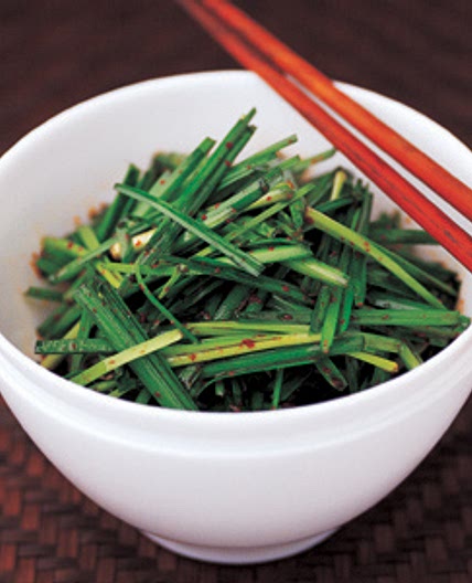 부추올리브오일무침