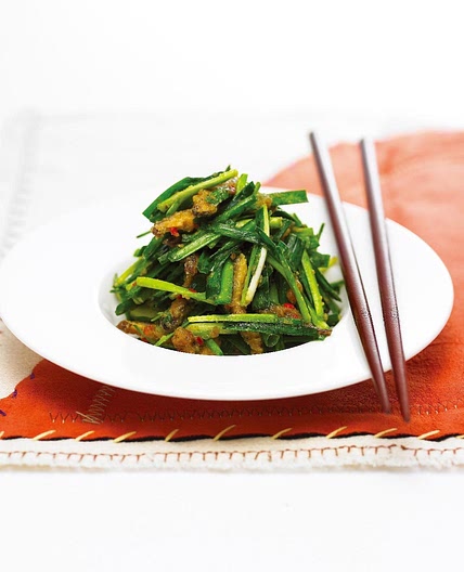 표고버섯채부추무침 만드는 법