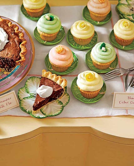 Lemon Sherbet Cupcakes with Buttercream Frosting (Pam's Citrus Cupcakes)