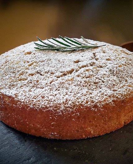 Rosemary Olive Oil Cake with Orange