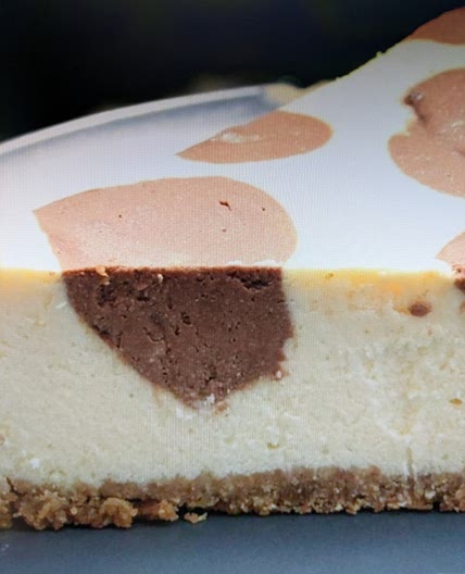 Bodkovaný cheesecake