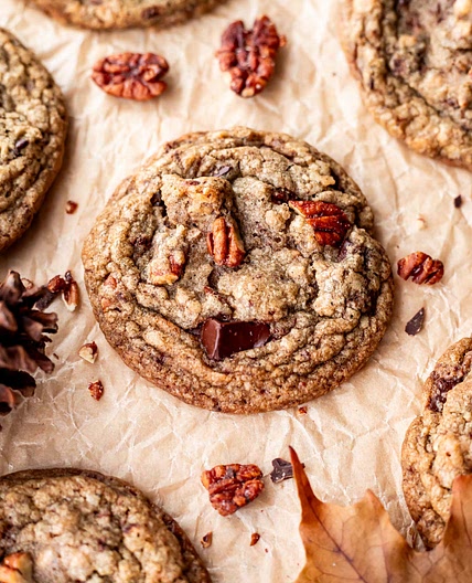 Chai Spiced Pecan Cookies