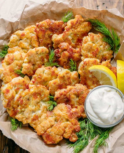 Tender Chicken Fritters