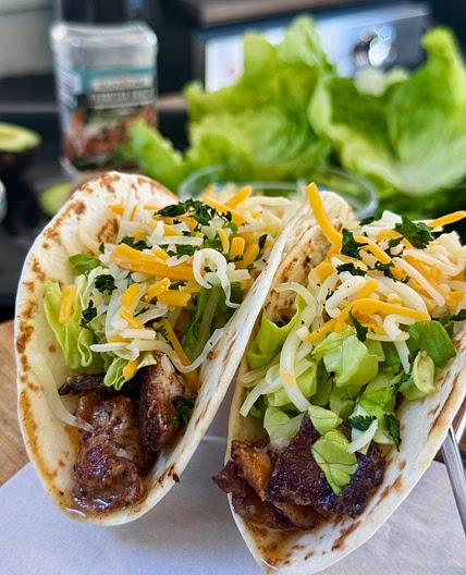 Blackstone Chicken Bacon Ranch Tacos