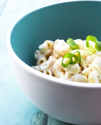 Vegan Creamy Cheese Pasta Salad