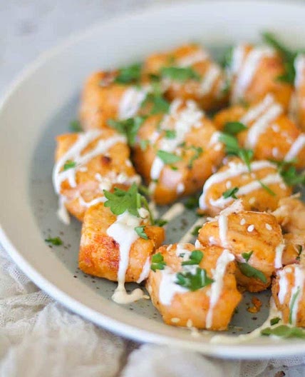 Air Fryer Salmon Nuggets