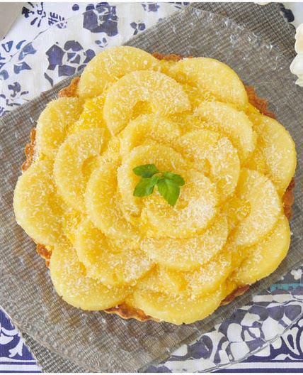 Crostata cocco e ananas