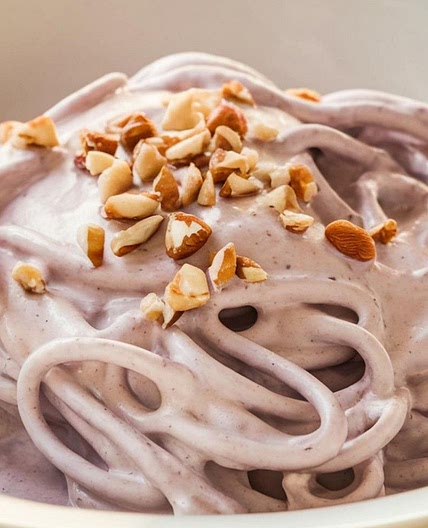 Pasta con crema di radicchio