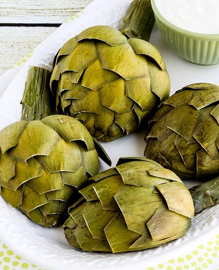 Steamed Artichokes (with Artichoke Dipping Sauce)