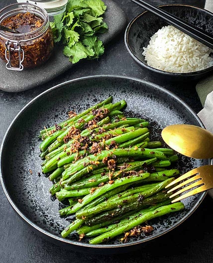 Lemongrass Chilli Green Beans Stir Fry