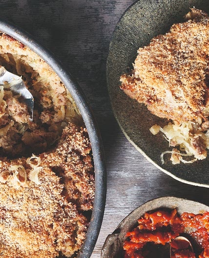 Recept: Zuurkoolpie met Indisch gehakt