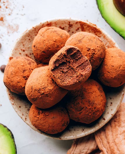 Dark Chocolate Avocado Truffles