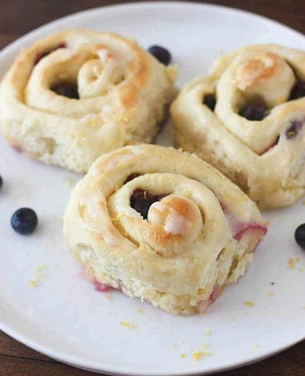 Lemon Blueberry Rolls