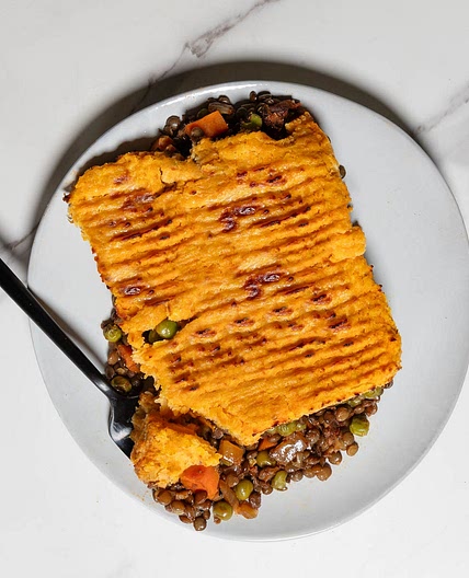 Healthy Lentil Shepherd's Pie (High-Protein, Vegan)