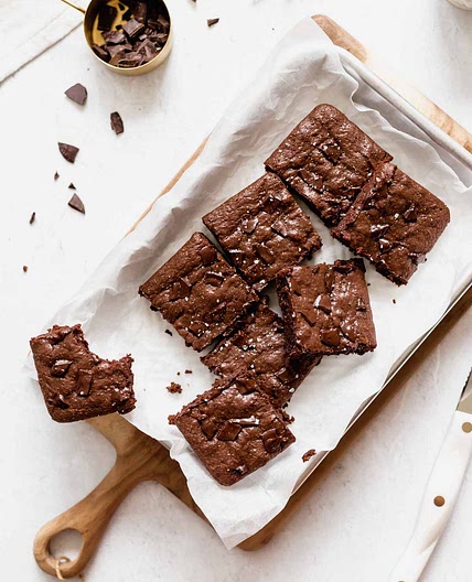 Small Batch Brownies in a Loaf Pan