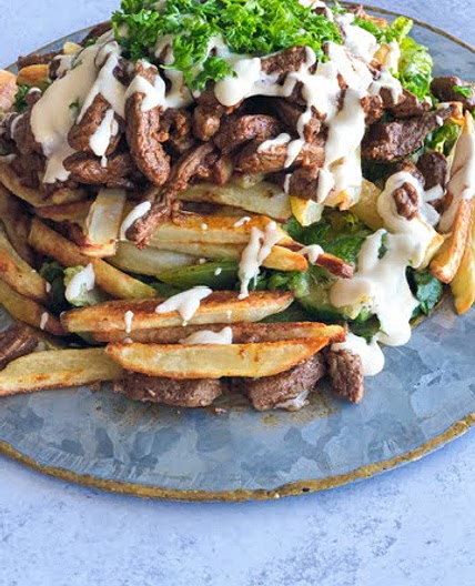 Loaded Beef Shawarma Fries